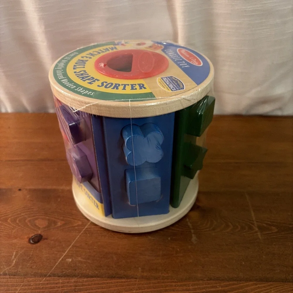 Melissa & Doug Match and Roll Shape‎ Sorter #9041 Educational Shapes & Colors